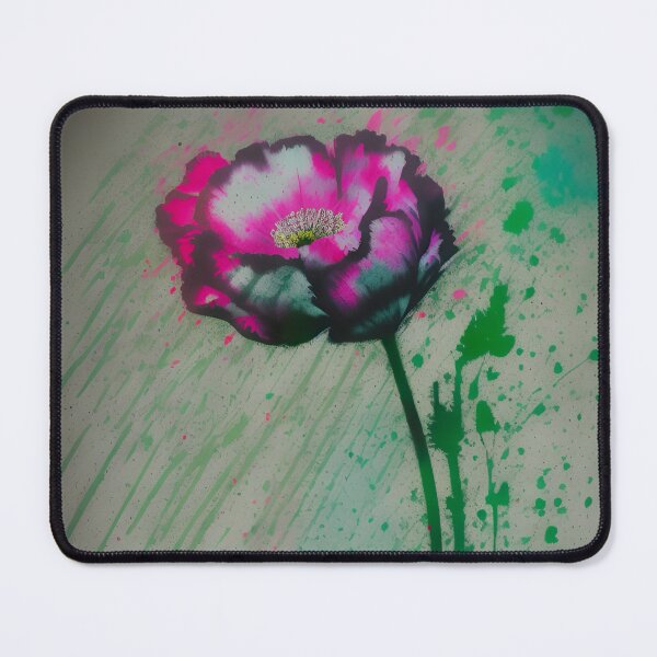 Item preview, Splattered poppy designed and sold by Glenbobagins.