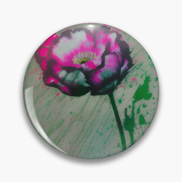 Item preview, Splattered poppy designed and sold by Glenbobagins.