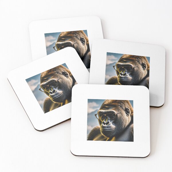 Item preview, Chill Gorilla With Glasses  designed and sold by Burkae.