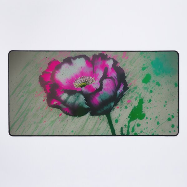 Item preview, Splattered poppy designed and sold by Glenbobagins.