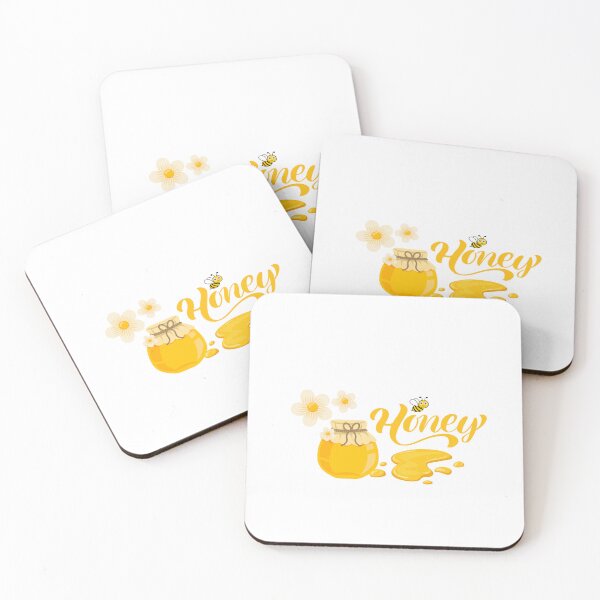 Item preview, Honey, flowers and bees designed and sold by Heatheraelawson.
