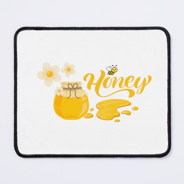 Item preview, Honey, flowers and bees designed and sold by Heatheraelawson.