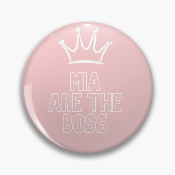 Item preview, Mia are the boss designed and sold by NovaMode.