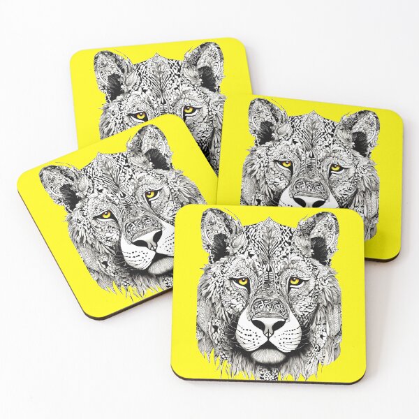 Item preview, Lion yellow eyes designed and sold by UZRWRLD .