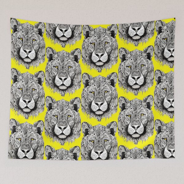 Item preview, Lion yellow eyes designed and sold by UZRWRLD .