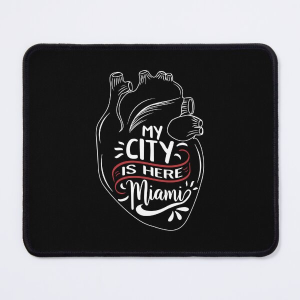 Item preview, Heart Anatomy Art - Typography My City Is Here, Miami designed and sold by patriotwardrobe.