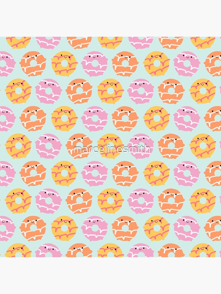 Thumbnail 4 of 4, Pillow, Kawaii Party Rings Biscuits designed and sold by marcelinesmith.