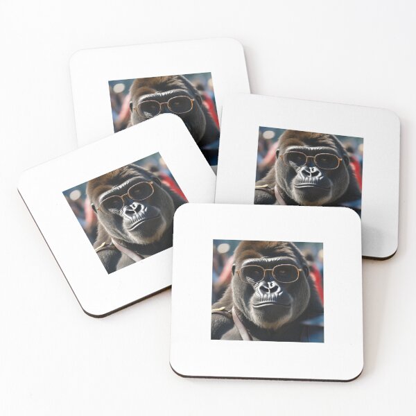Item preview, Chill Gorilla With Glasses  designed and sold by Burkae.