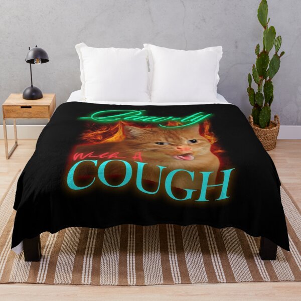 Item preview, Cat Coughing Meme | Paw-ty With A Cough | Funny Cat Funny Cat designed and sold by SpartanDStore.