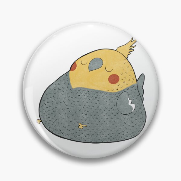 Item preview, Chunky Sleepy Cockatiel designed and sold by LE Fernsby.