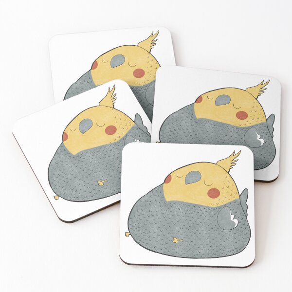 Item preview, Chunky Sleepy Cockatiel designed and sold by LE Fernsby.