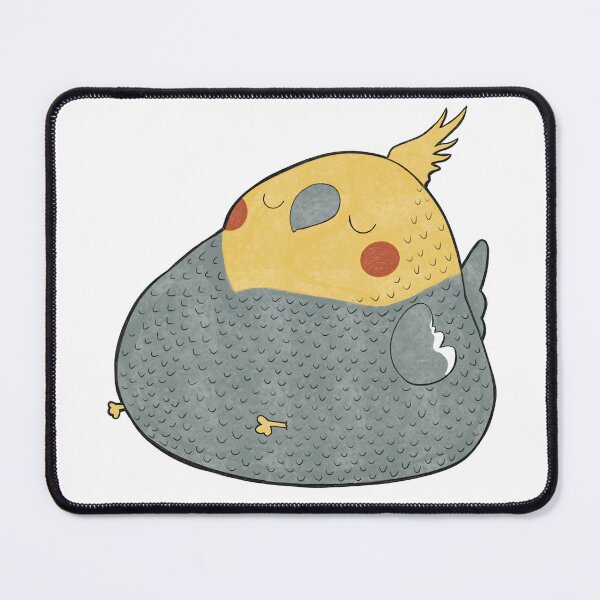 Item preview, Chunky Sleepy Cockatiel designed and sold by LE Fernsby.