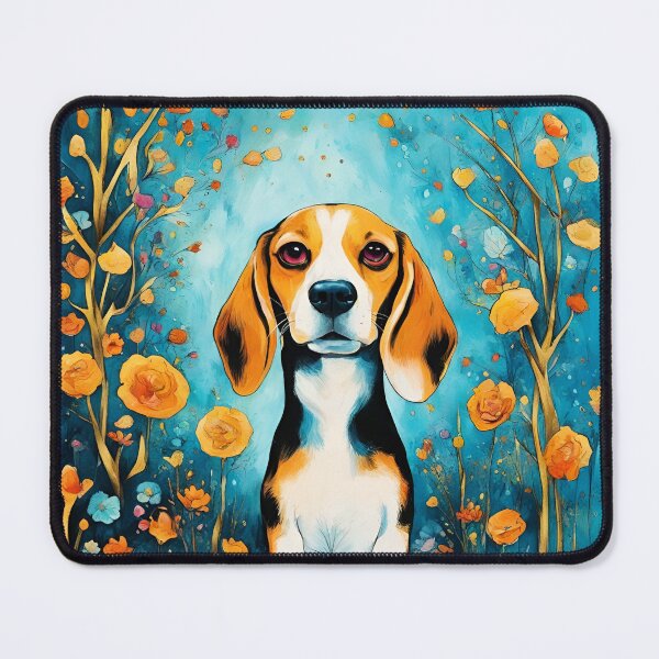 Item preview, A beagle dog in a mysterious forest. designed and sold by Natalia-Vlad.