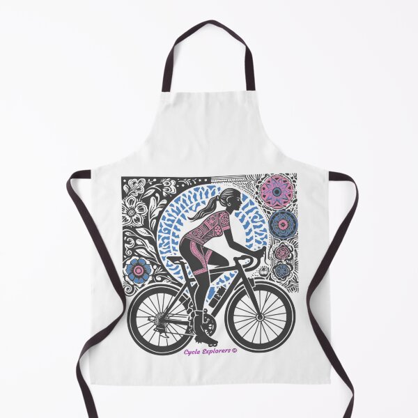 Item preview, Patten Woman Cyclist designed and sold by cycleexplorers.