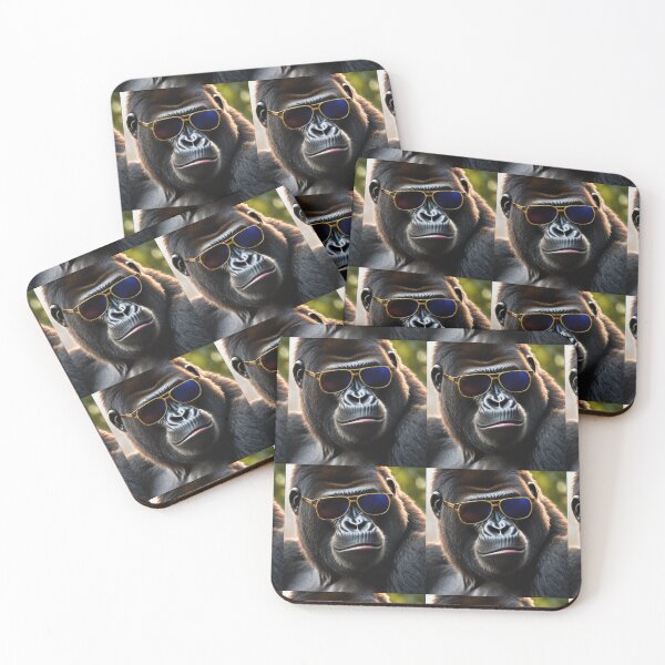 Item preview, Chill Gorilla With Glasses designed and sold by Burkae.