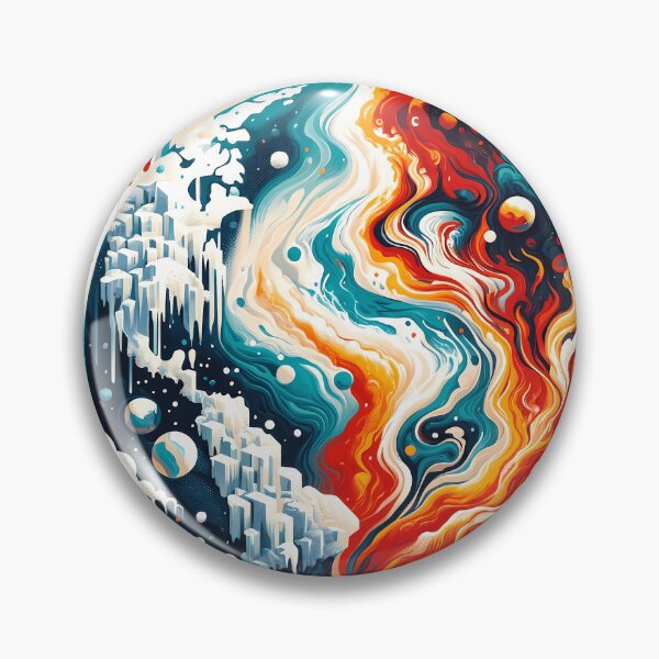 Item preview, Fire and Ice Planet designed and sold by Peelya.