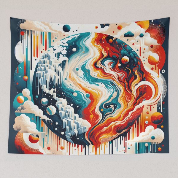 Item preview, Fire and Ice Planet designed and sold by Peelya.