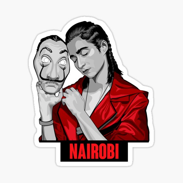 Item preview, Money Heist Nairobi designed and sold by PAULDRAW12.