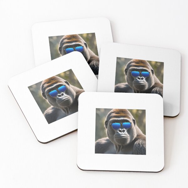 Item preview, Chill Gorilla With Glasses designed and sold by Burkae.