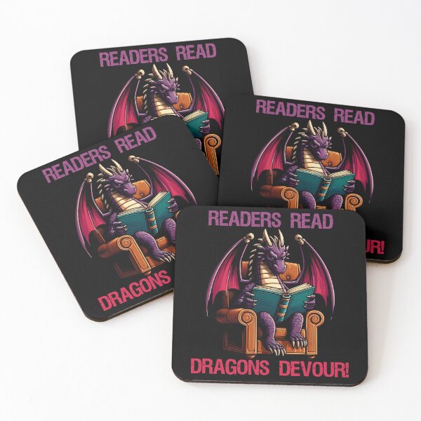 Item preview, Purple Dragon in a cozy chair reading a book designed and sold by Irbisinthebox.
