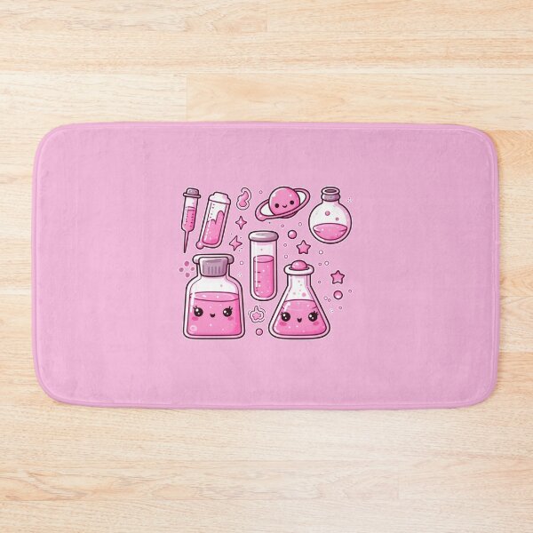 Item preview, Kawaii Pink Science Doodles designed and sold by AmberRoseWrites.