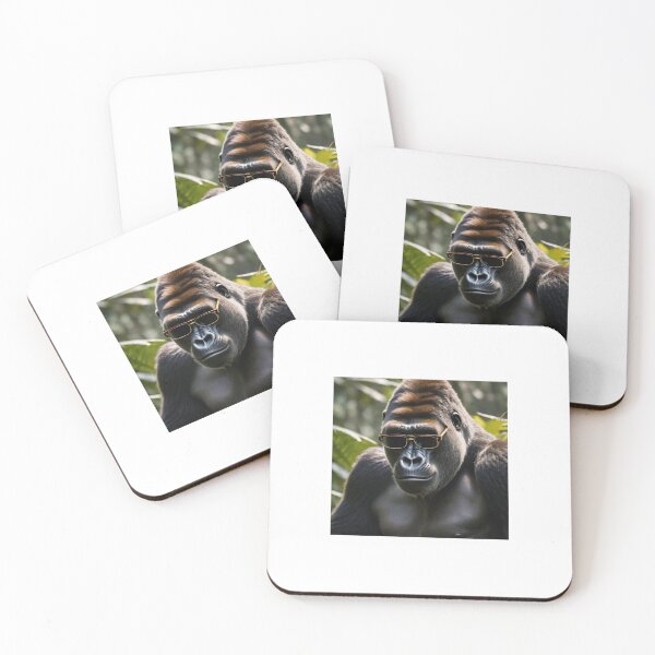 Item preview, Chill Gorilla With Glasses designed and sold by Burkae.