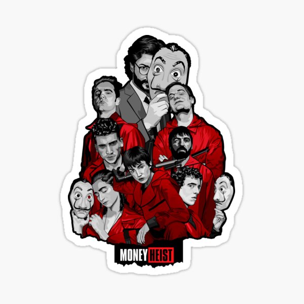 Item preview, Money Heist designed and sold by PAULDRAW12.