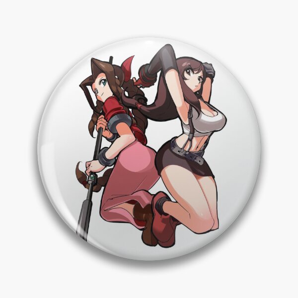 Item preview, tifa and Aerith FF7 designed and sold by Vinyl00Visions.