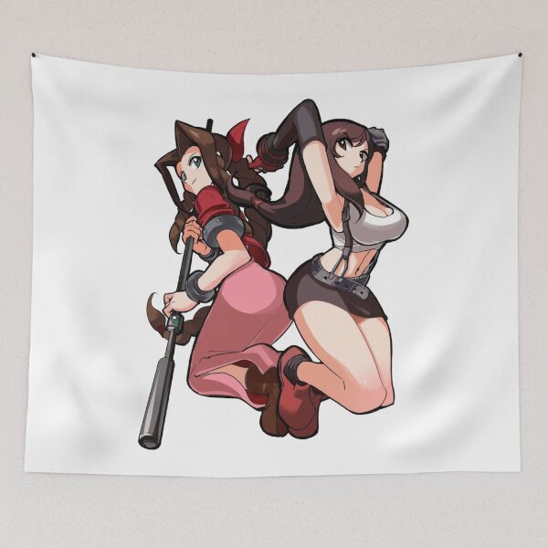Item preview, tifa and Aerith FF7 designed and sold by Vinyl00Visions.