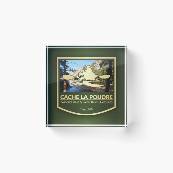 Item preview, Cache la Poudre River (PFK) designed and sold by curranmorgan.