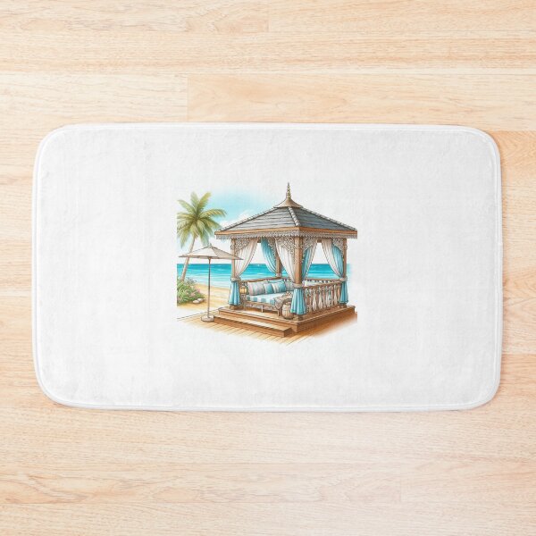 Item preview, Blue Beach Cabana designed and sold by AmberRoseWrites.