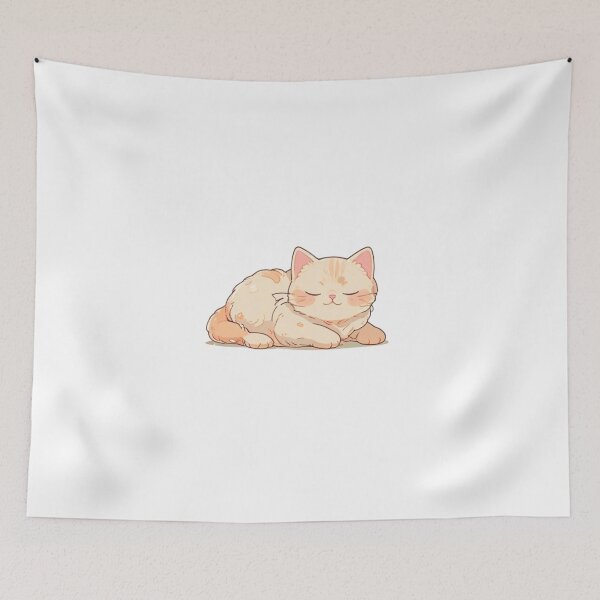 Item preview, cat napping  designed and sold by KorArtStudio.
