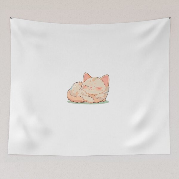Item preview, Cute cat napping  designed and sold by KorArtStudio.