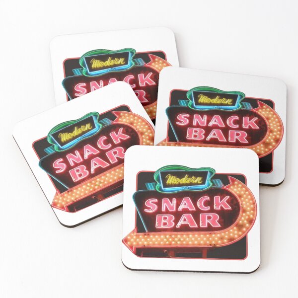 Item preview, Modern Snack Bar neon sign designed and sold by RWCarpenter.