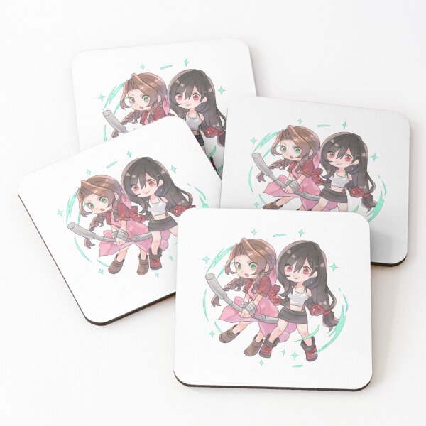 Item preview, tifa and Aerith FF7 designed and sold by Vinyl00Visions.