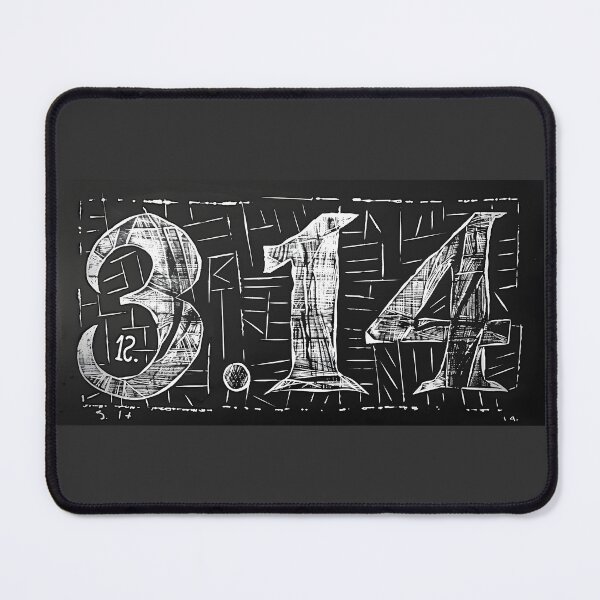Item preview, Pi Day Black and White PI Symbol Linocut- Sophisticated Simplicity and Timeless Minimalism designed and sold by OlfactoART Studio.