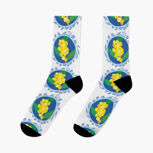 Item preview, Wattle Australian flora Eucalyptus blue designed and sold by blueidesign.