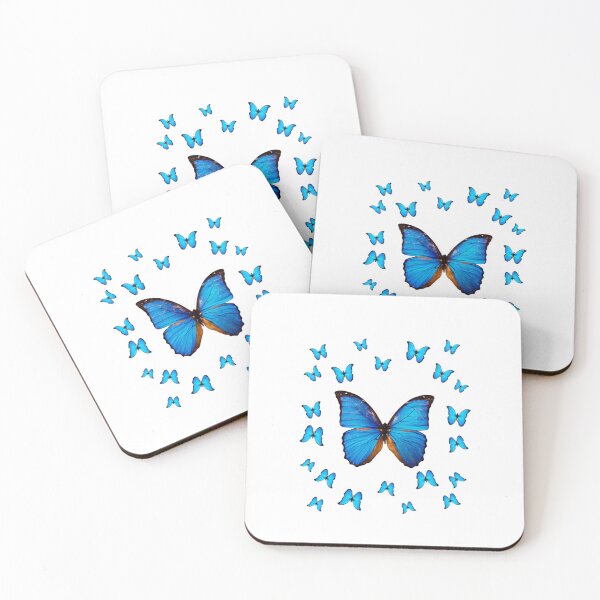 Item preview, Menelaus Blue Morpho Butterflies  designed and sold by CMWorkshop.