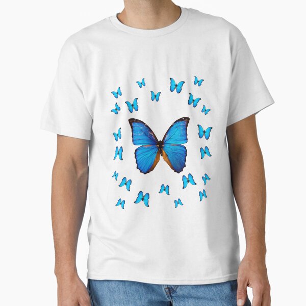 Menelaus Blue Morpho Butterflies Classic T-Shirt