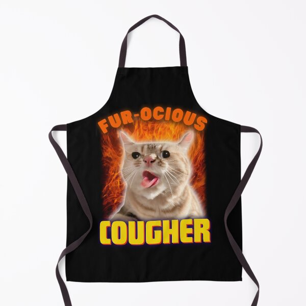 Item preview, Cat Coughing Meme | Fur-ocious Cougher | Funny Pun designed and sold by SpartanDStore.