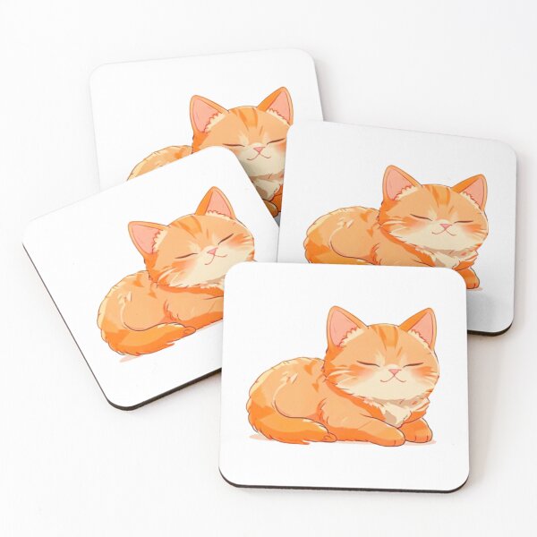 Item preview, Orange cat napping  designed and sold by KorArtStudio.
