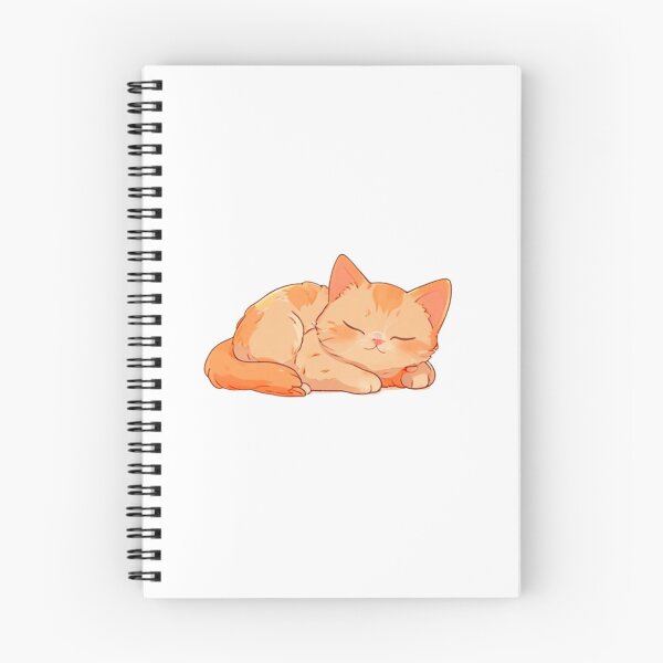 Item preview, Cute Orange cat napping  designed and sold by KorArtStudio.