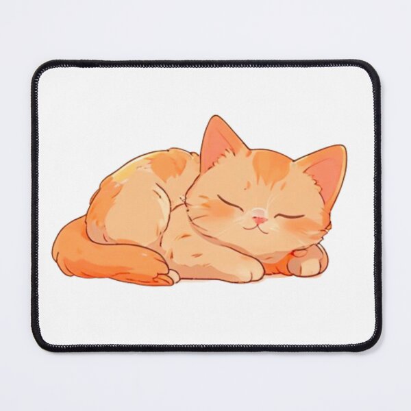 Item preview, Cute Orange cat napping designed and sold by KorArtStudio.