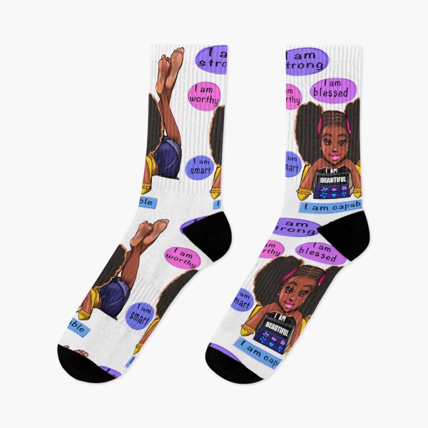 Item preview, Positive motivation affirmations self confidence inspirational african American girl inspirational  designed and sold by Artonmytee.