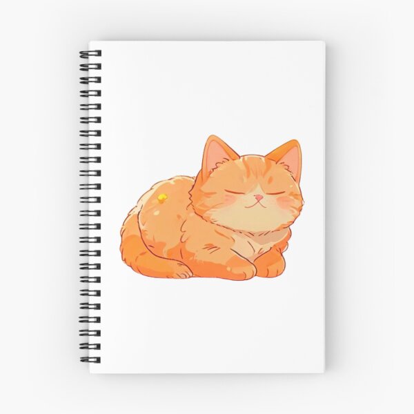 Item preview, Cool Orange cat napping  designed and sold by KorArtStudio.