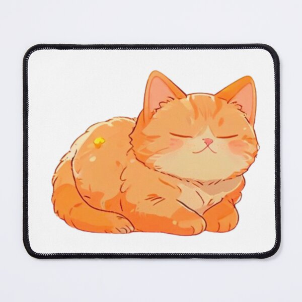 Item preview, Cool Orange cat napping  designed and sold by KorArtStudio.
