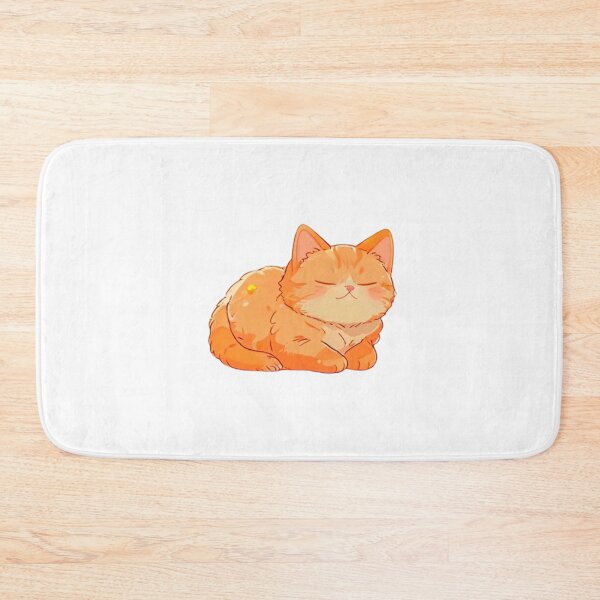 Item preview, Cool Orange cat napping  designed and sold by KorArtStudio.