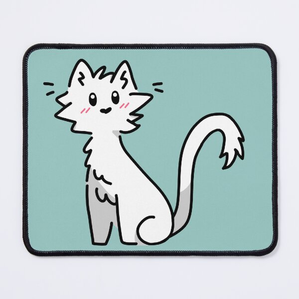Item preview, Cute White Cat designed and sold by PaintedDolphin.