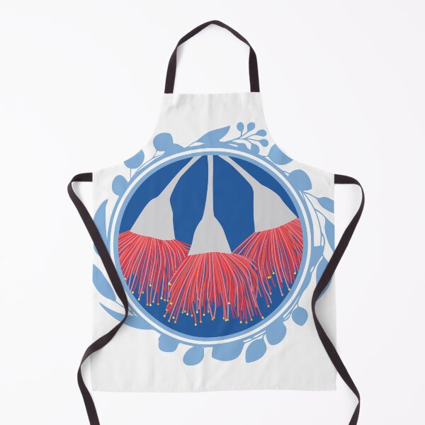 Item preview, Gum Blossom Australian flora Eucalyptus blue designed and sold by blueidesign.