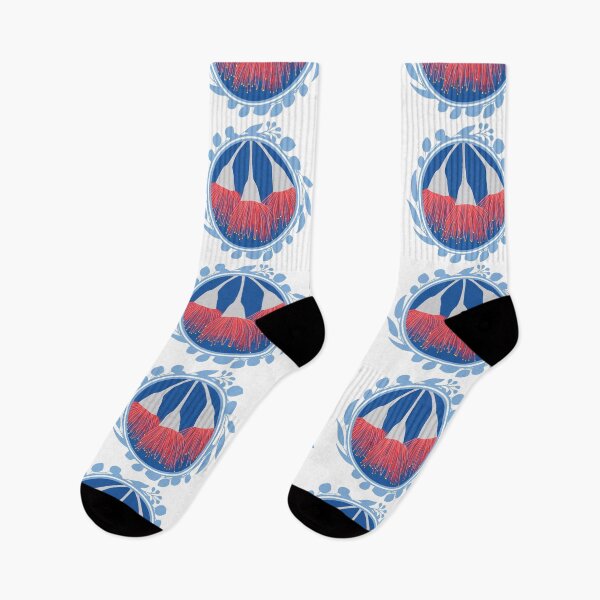 Item preview, Gum Blossom Australian flora Eucalyptus blue designed and sold by blueidesign.